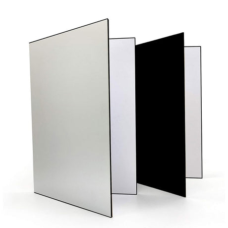 A4 Reflector Folding 4-in-1 Light Shaper Bounce Card For Photography (19 X 24.5cm)