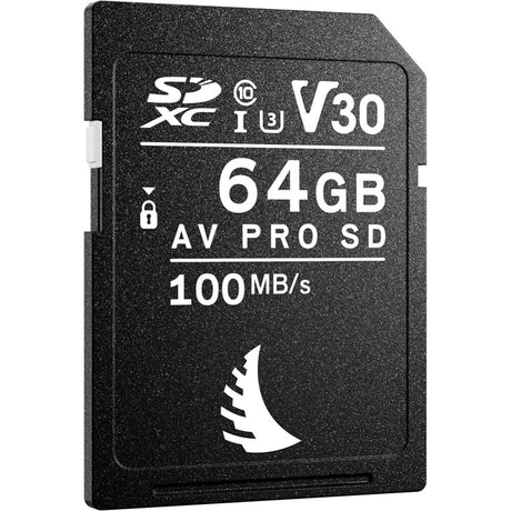 Angelbird 64GB AV Pro UHS-I V30 SDXC Memory Card