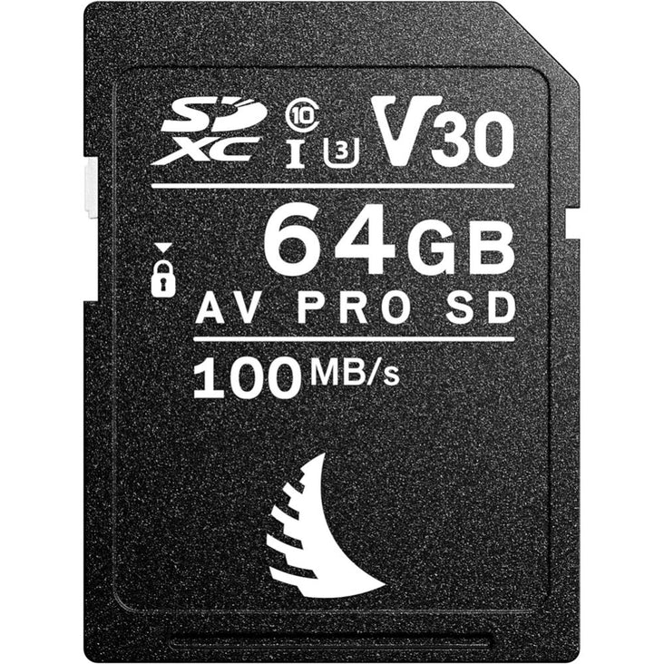 Angelbird 64GB AV Pro UHS-I V30 SDXC Memory Card