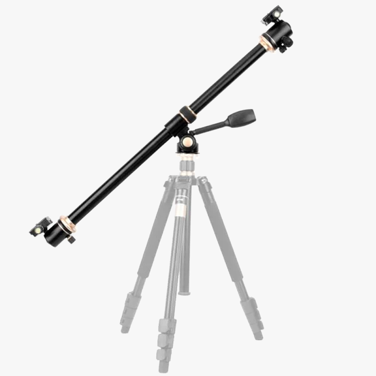 Beike QZSD Q63 Tripod Extension Arm with Tilt Head for Flat Lay Photography