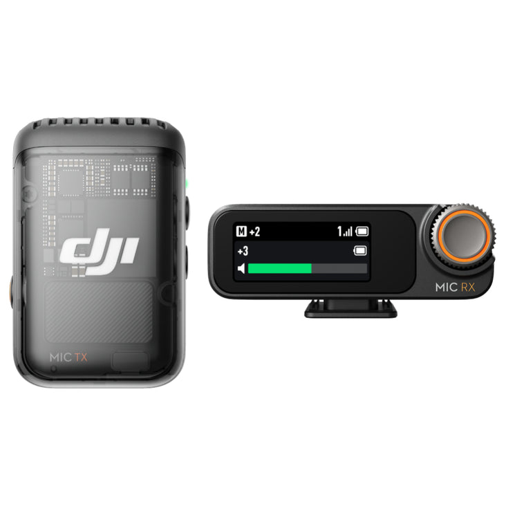 DJI Mic 2 Compact Wireless Microphone System/Recorder - (1 TX + 1 RX)
