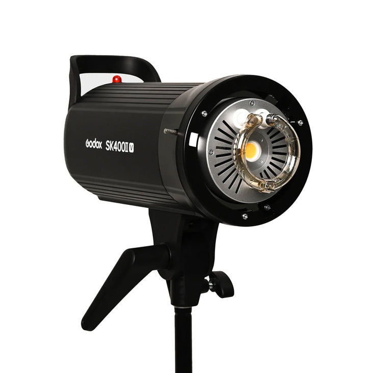 Godox SK400II-V Single Light Studio Flash Lighting Kit - Bundle