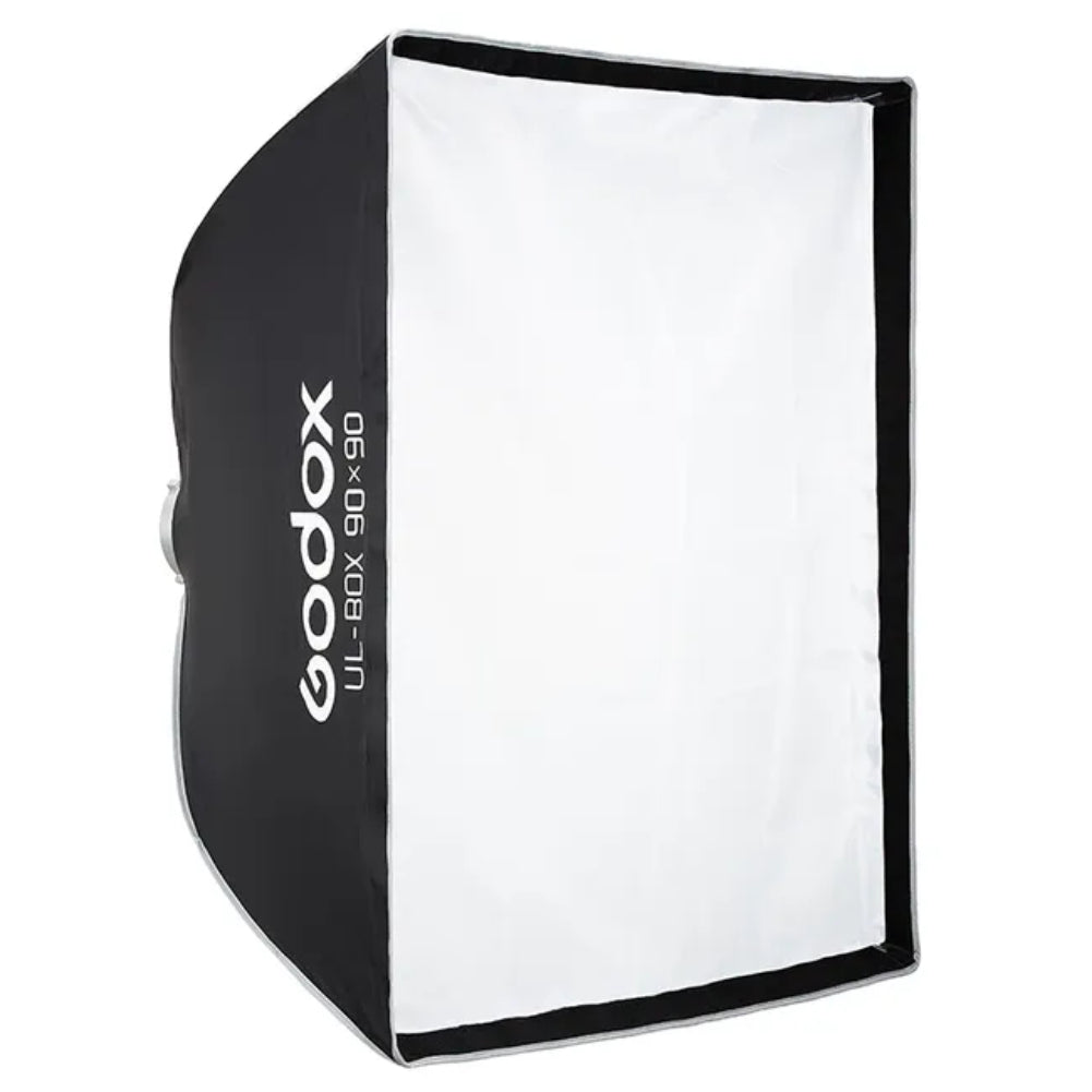 Godox UL-BOX-90 Softbox Quadrato 90x90 Cm – Piegevole Con Attacco Bowens, Per Studio E Video