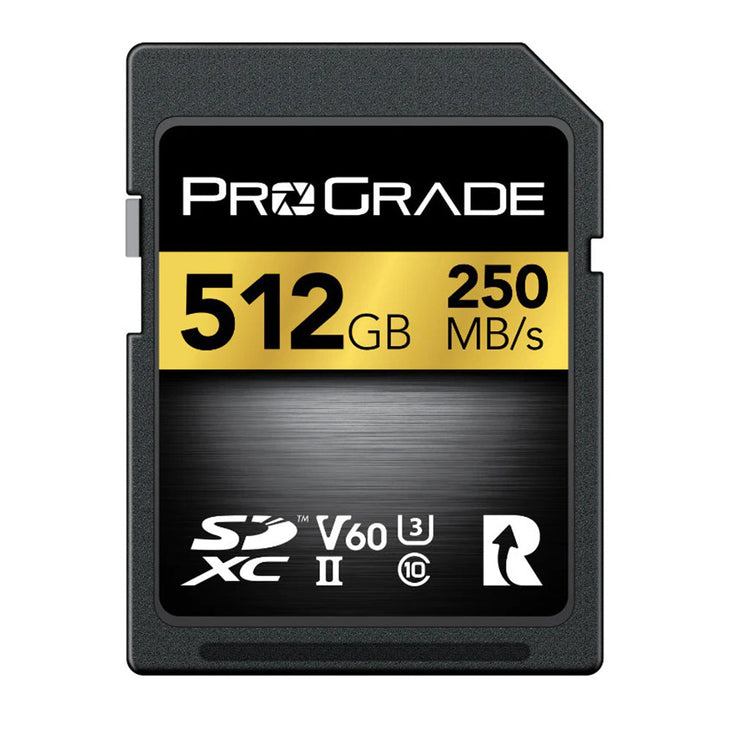 ProGrade Digital 512GB SDXC UHS-II V60 Memory Card (Gold)