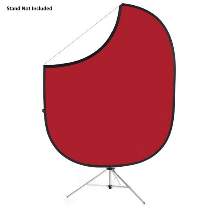 Savage Folding Matador Red/White Collapsible 1.52m x 1.83m Backdrop