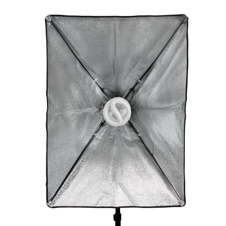 WI: 1 x Rectangle Softbox with bulb holder (50x70cm)