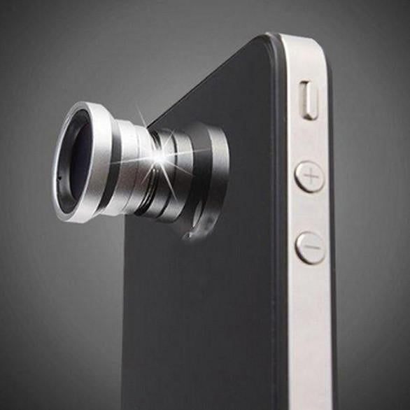 Hypop Universal Smartphone Attachable Camera Lens Mount Set (Fish Eye,Wide Angle & Macro Included)