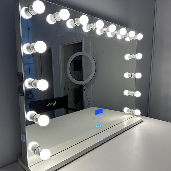 Hypop Hollywood Bluetooth Vanity XL LED Bulb Mirror 80cm x 110cm Whit