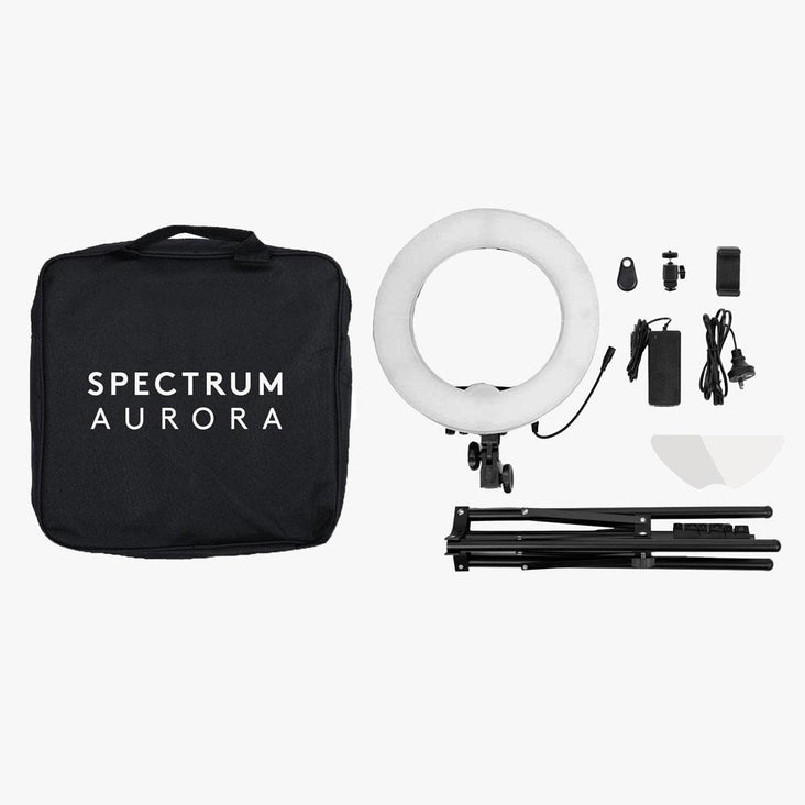 Spectrum Aurora 13" Mini Pearl III Complete Make Up & Beauty Studio Ring Lighting Kit