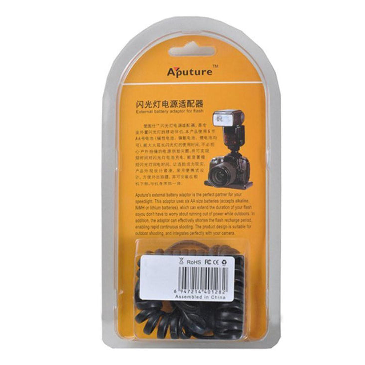 Aputure AP-EBN External Flash Battery Grip Holder Power Supply Adaptor