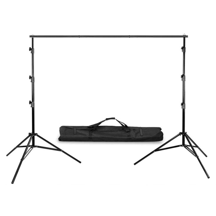 Backdrop Stand (3.1m x 3.0m) - Heavy Duty 8kg Load 4 Segment Crossbar
