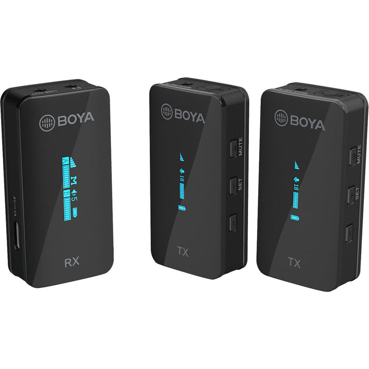 Boya BY-XM6-S2 Ultra-compact 2.4GHz Wireless Microphone Kit