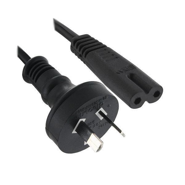 Spectrum Power Lead Cable Cord Male AC to Female - 2m AU Figure 8 Plug