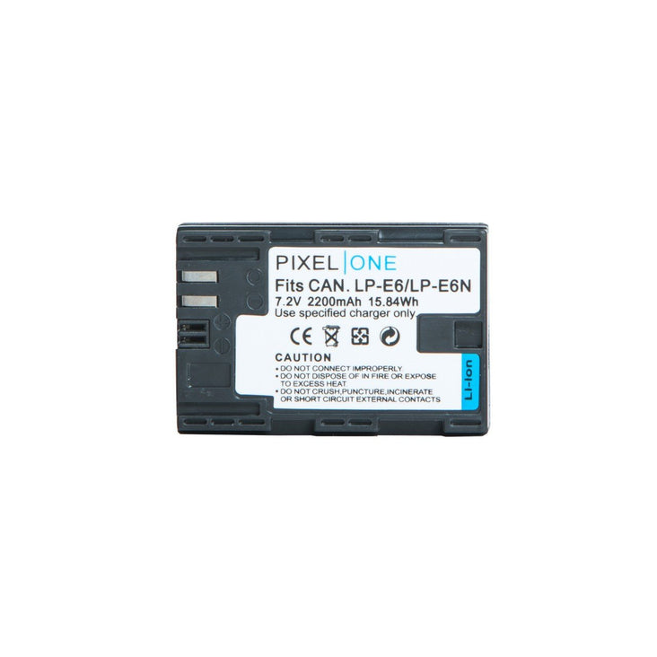 Pixel One Replacement Canon LP-E6 / LP-E6N Lithium-Ion Battery