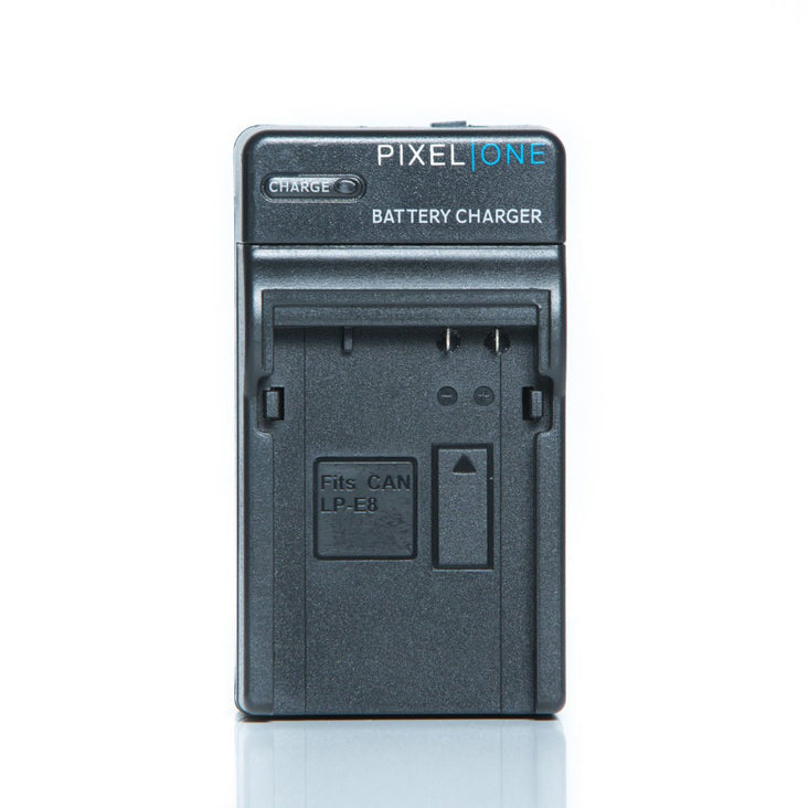 Pixel One Charger for LP-E8 Battery Compatible with Canon EOS 550D/EOS 650D & EOS 600D
