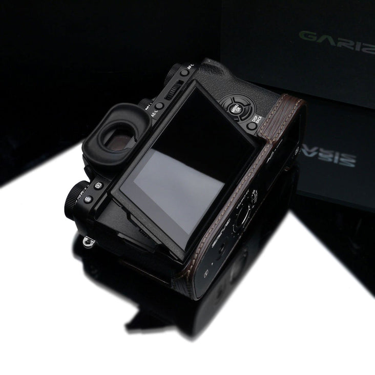 Gariz BL-XT2ABR Leather Camera Half Case Brown for Fujifilm X-T2/X-T3 Fuji X-T2/X-T3