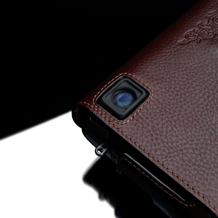 GARIZ HG-CCX100FBR Genuine Leather Add-On Cover Case for Fuji X100F Brown
