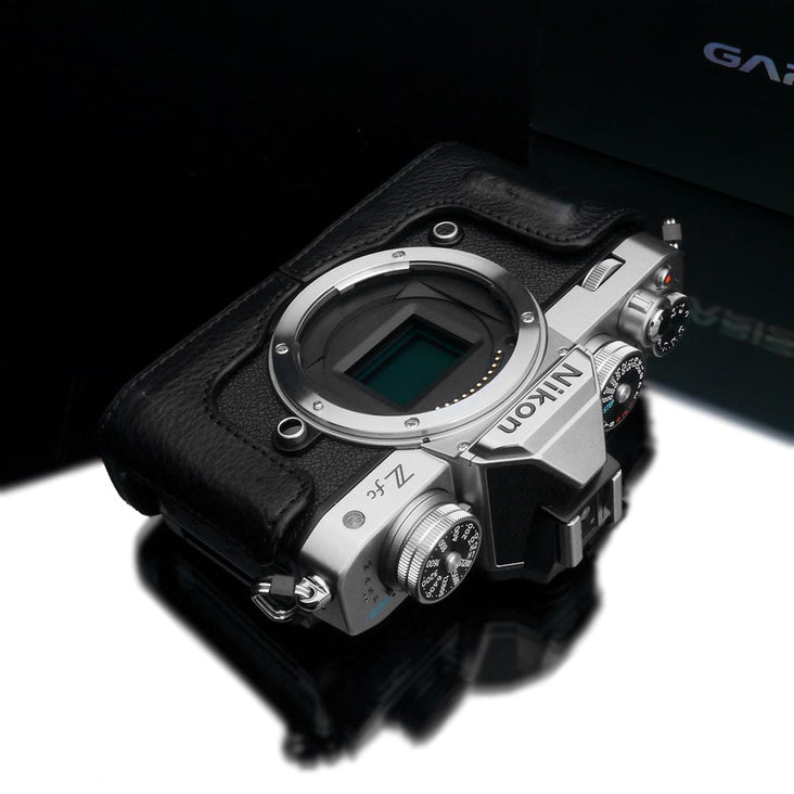 Gariz HG-ZFCBK Black Leather Camera Half Case For Nikon ZFC
