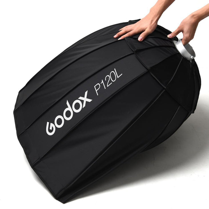 Godox 120cm / 47.2" Parabolic Round Softbox Light Modifier (Bowens)
