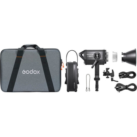 Godox Knowled 'Cinematic Starter Kit' M200D / M200Bi / M300D / M300Bi COB LED Light with Stand - Bundle