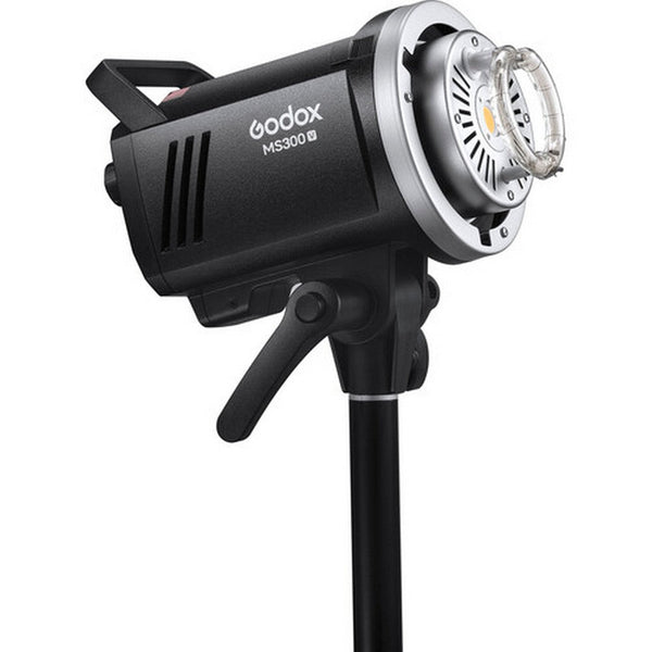 Godox MS300V MS300-V Flash stroboscopique de studio, 300ws GN58 5800K Monolight, temps de recyclage 0,1-1,8s, système X sans fil 2,4G, monture Bowens avec lampe de modélisation LED 10W pour Godox MS300V MS300-V Flash stroboscopique de studio, 300ws GN58 5800K Monolight, temps de recyclage 0,1-1,8s, système X sans fil 2,4G, monture Bowens avec lampe de modélisation LED 10W pour