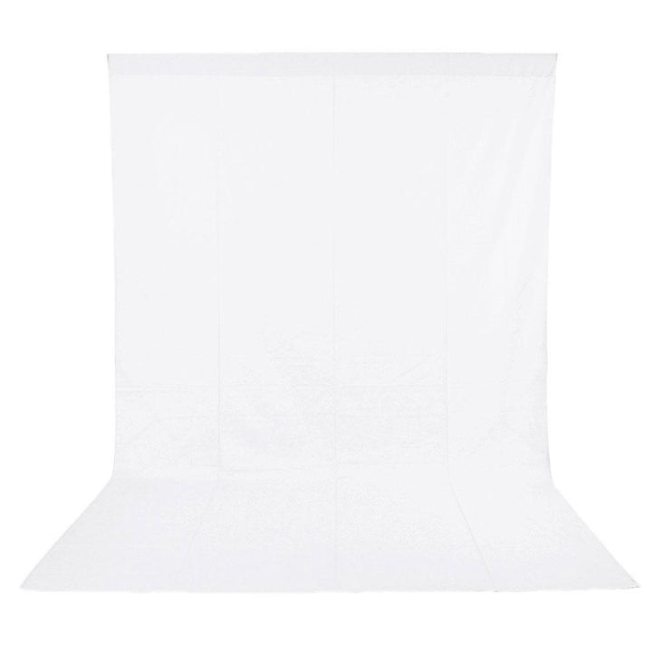 Hypop Solid White 1.8M x 2.8M Professional Cotton Muslin Background