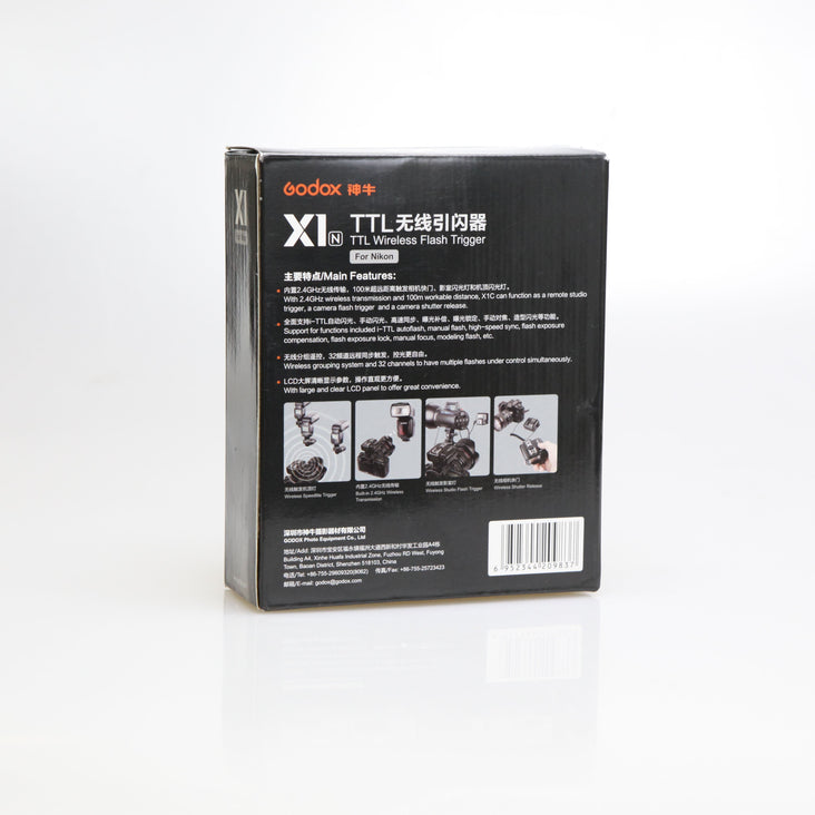 Godox X1-N TTL HSS Wireless Camera Flash Trigger (Nikon)