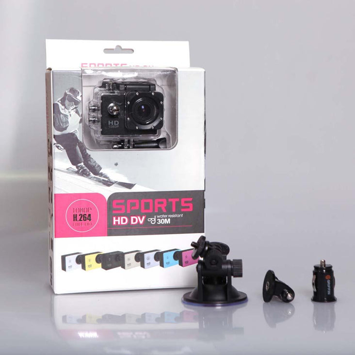 Action Sports Waterproof Camera & Complete Accessory Kit Full HD 1080p Video Photo Helmetcam SJ4000 DV