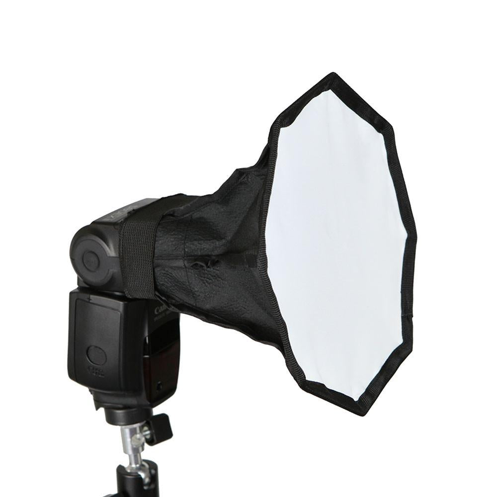 Hypop Off Camera Flash Double Soft Box Set for Speedlites (Stands - Main Image