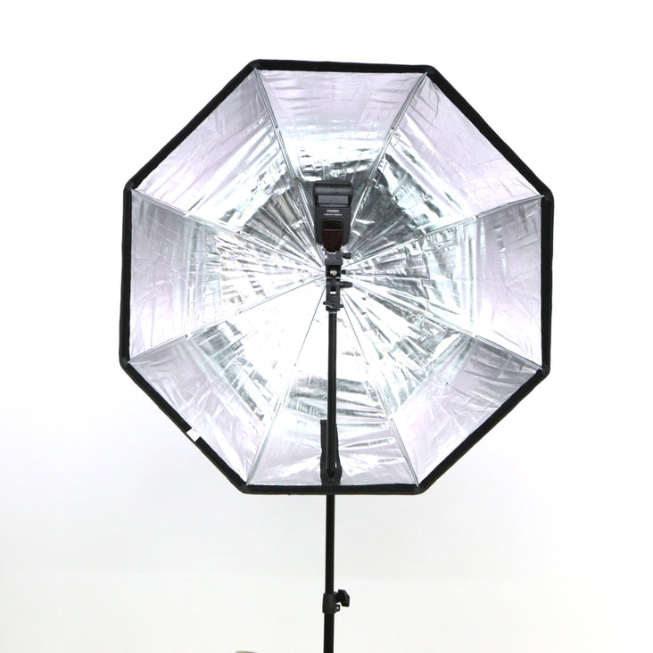 Octagon Umbrella Softbox 31.5"/80cm for Speedlite Studio Flash Speedlight  With Stand Set (Speedlite Excluded)