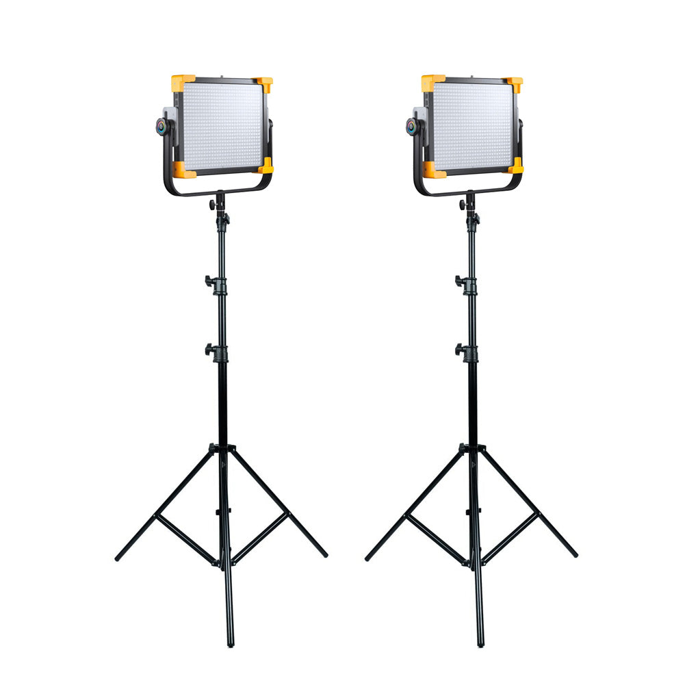 Indie Filmmaker RGB Dual Video Lighting Kit with Godox LD75R & Stand ...