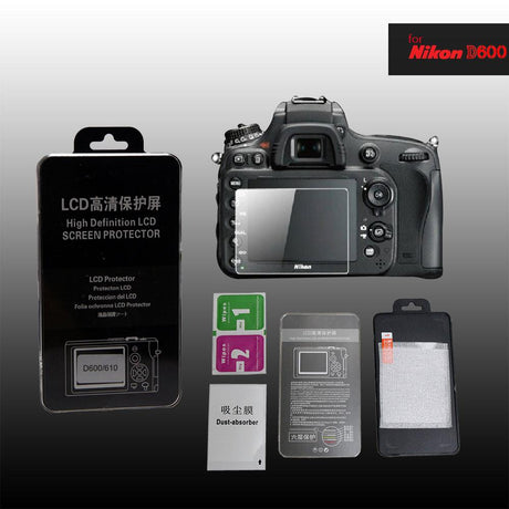 LCD Premium Tempered Glass Screen Protector for Nikon D600