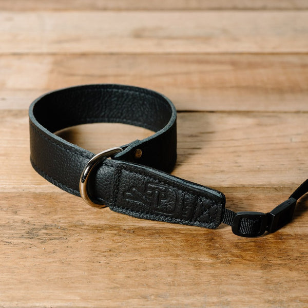 Lucky Straps Leather Camera Wrist Strap Black Hypop