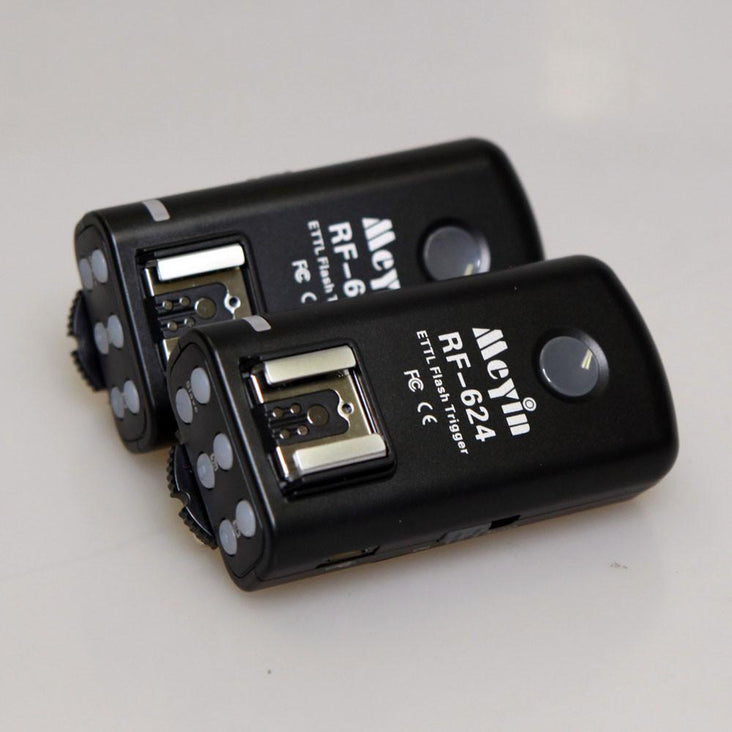 Meyin Flash Remote HSS Transreceiver Triggers for Canon RF-624 (Pair)