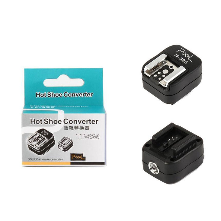 Pixel TF-325 Sony TTL Flash Hot Shoe Converter to PC Sync Cord Socket Adapter