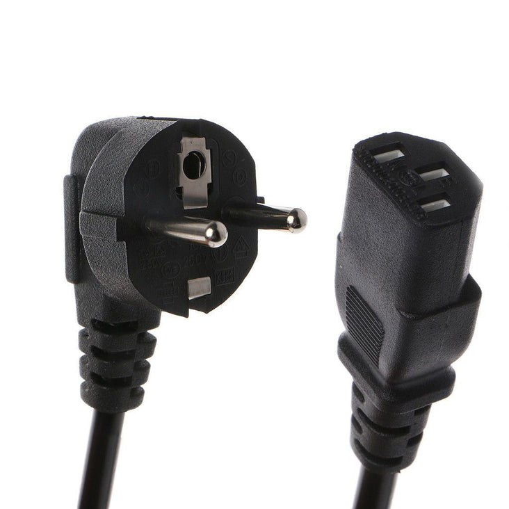 Spectrum Power Lead Cable Cord Male AC to Female IEC - 2m EU Kettle Plug