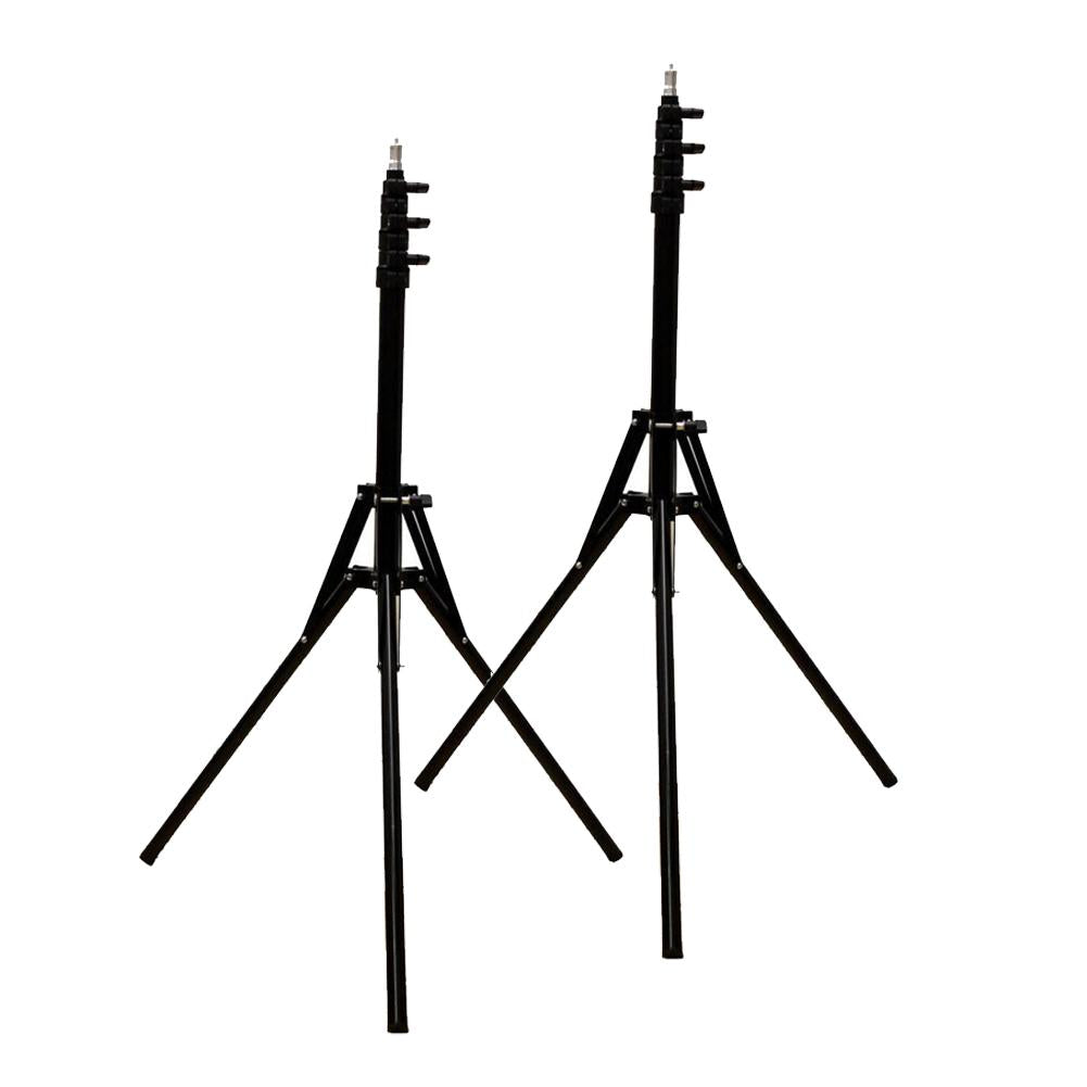 2 x Spectrum 180cm Collapsible Photography Portable Light Stand Bund