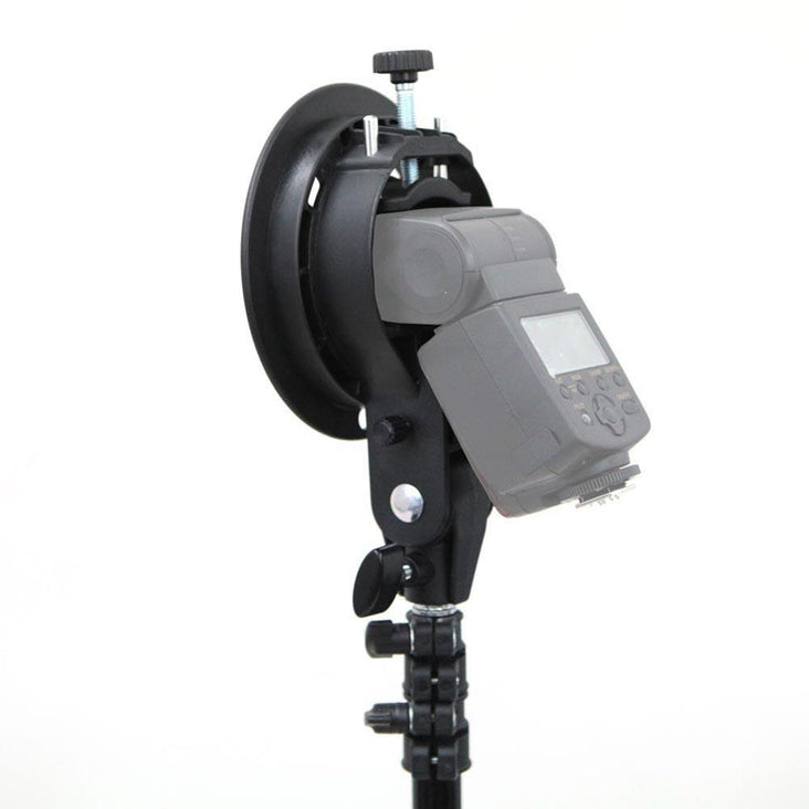 Strobist Elinchrom Mount S-Type Bracket Off Camera Flash Speedlite Kit (Modifiers Optional, Speedlite Excluded) - Bundle