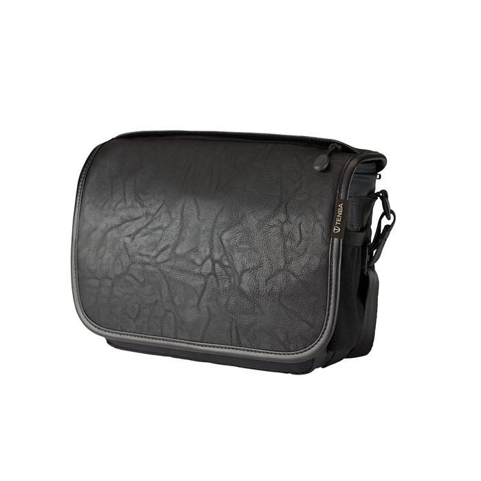 Tenba Switch 7 Camera Bag - Black/Black Faux Leather