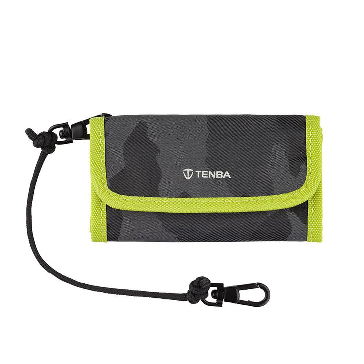 Tenba Tools Reload SD 9 Card Wallet  Black Camo/Lime