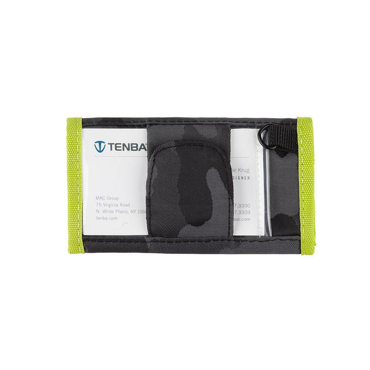 Tenba Tools Reload SD 9 Card Wallet  Black Camo/Lime