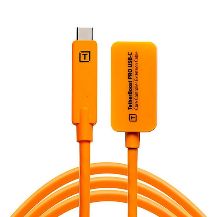 Tetherboost Pro USB-C Core Controller Extension - Hi Vis Orange