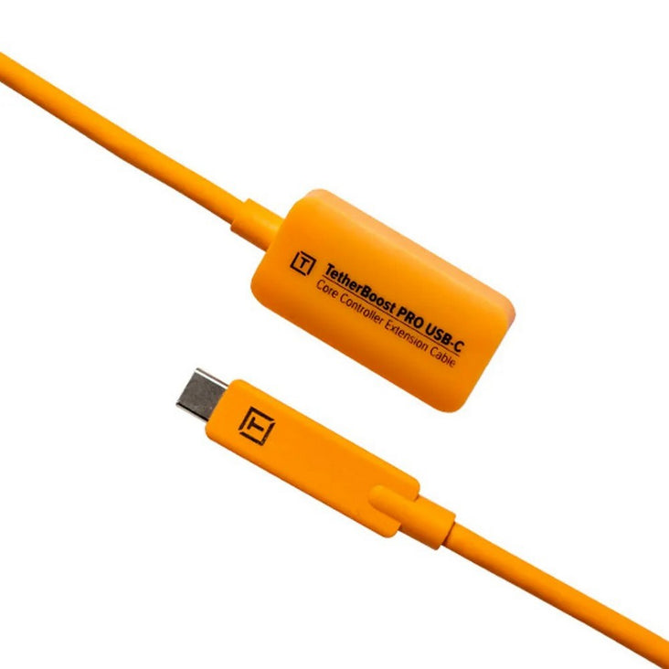 Tetherboost Pro USB-C Core Controller Extension - Hi Vis Orange