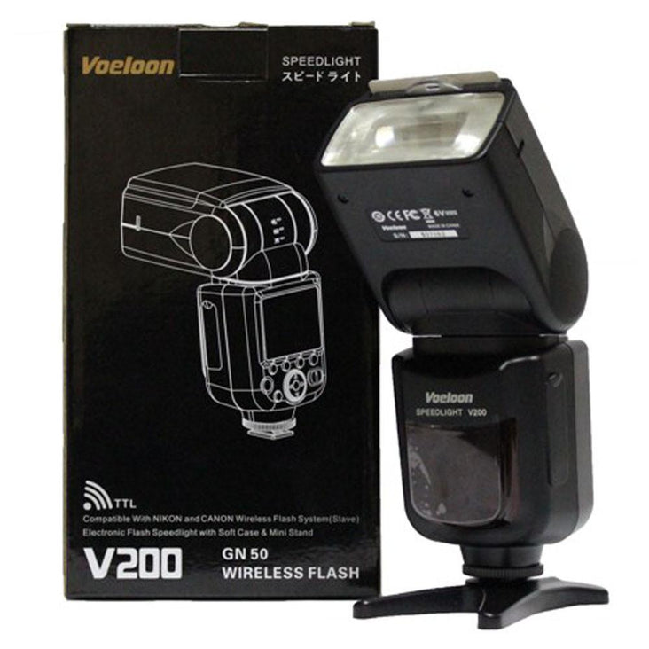 Voeloon V200 Profesional Flash Speedlite for Canon and Nikon