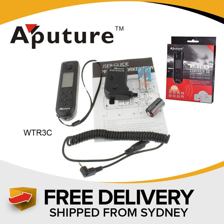 Aputure Pro Coworker II Wireless Timer Remote WTR3C Canon 6D 5D Mark II E311 exclude