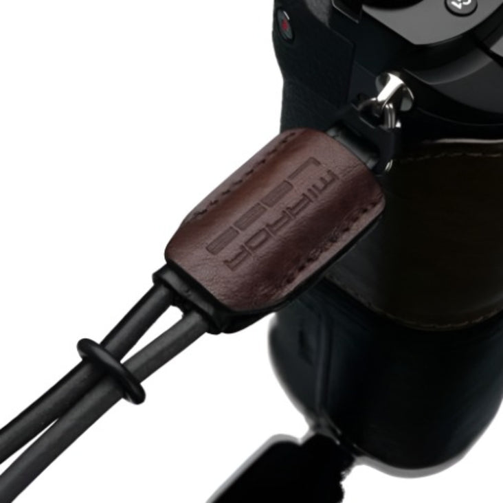Gariz Brown Genuine Leather Mirrorless Camera Wrist Strap XS-WBL7 (Loop)