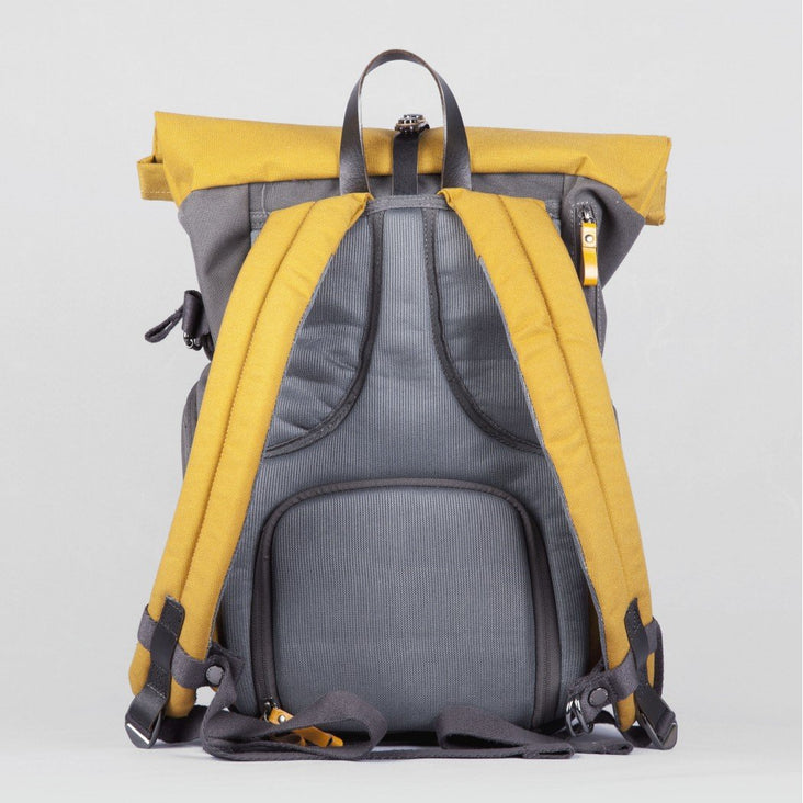 Zkin Getaway Yali Yellow Grey DSLR Camera Backpack Bag