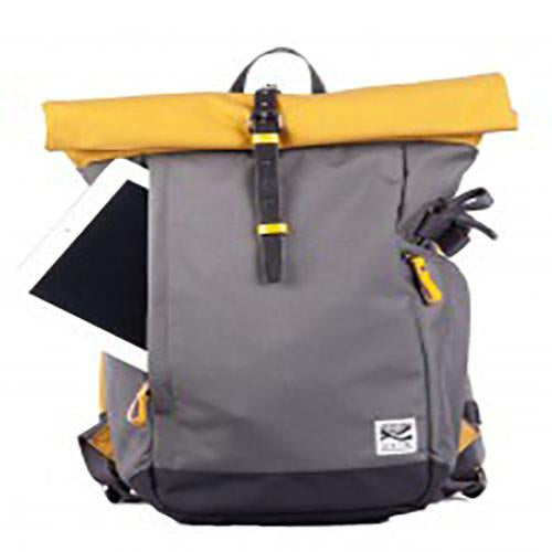 Zkin Getaway Yali Yellow Grey DSLR Camera Backpack Bag