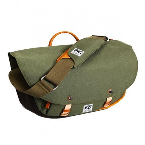 Zkin Getaway Canopus Olive Orange DSLR Camera Shoulder Bag