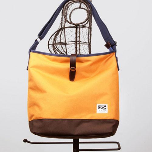 Zkin Getaway Obia Orange Brown DSLR Camera Shoulder Bag